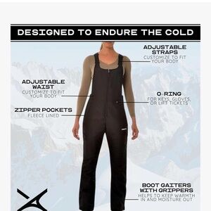Arctix Black Women's Jumpsuit